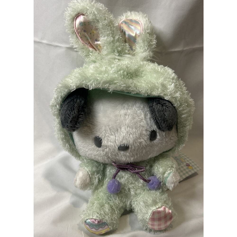 Sanrio Original Pochacco Easter 2022 Fluffy Plush Purple Japan Exclusive ST22 - Picture 2 of 9